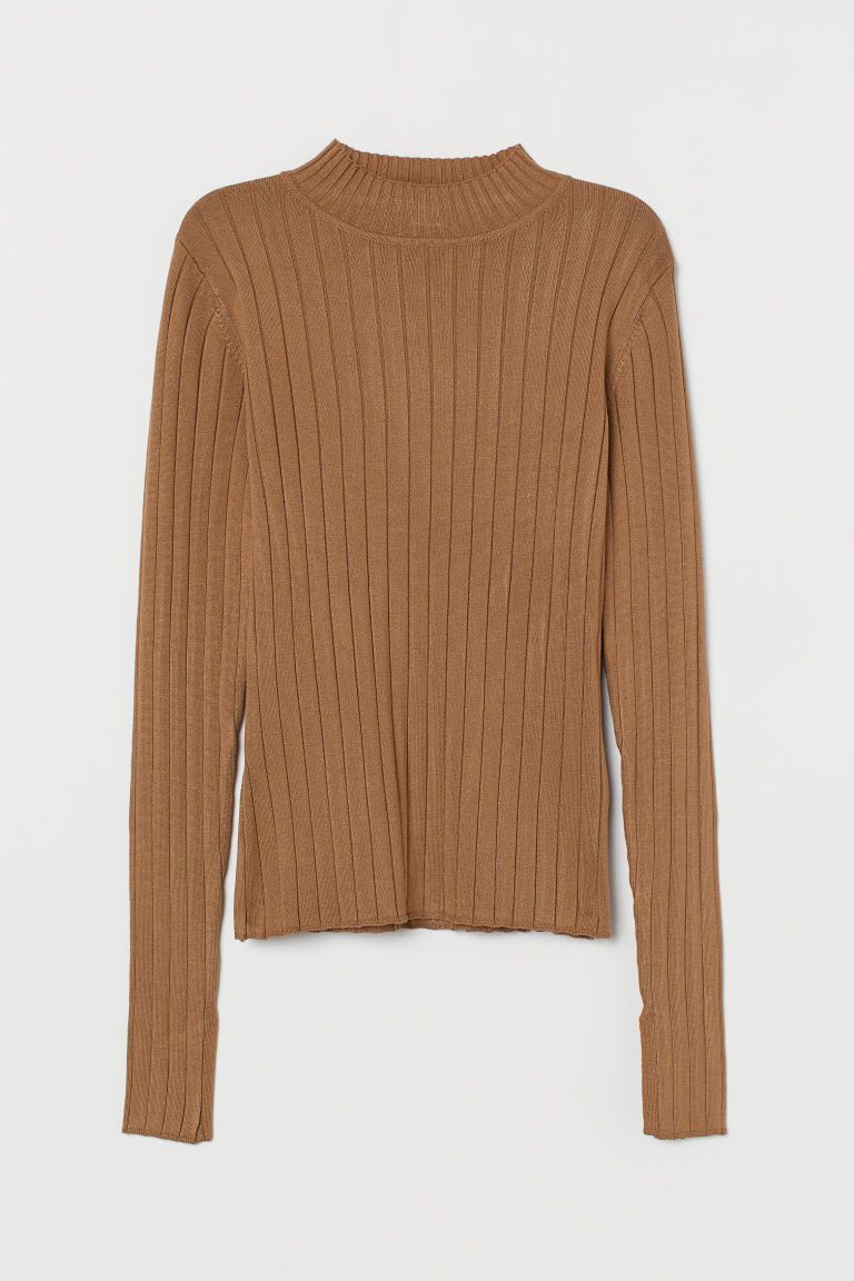 H & M - Ribbed Sweater - Beige | H&M (US)