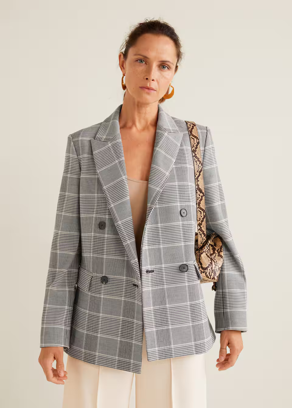 Check structured blazer - f foBlazers Women | MANGO (US)