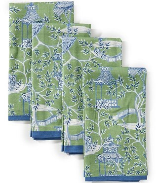 Southern Living Pagoda Napkins, Set of 4 | Dillard's | Dillard's