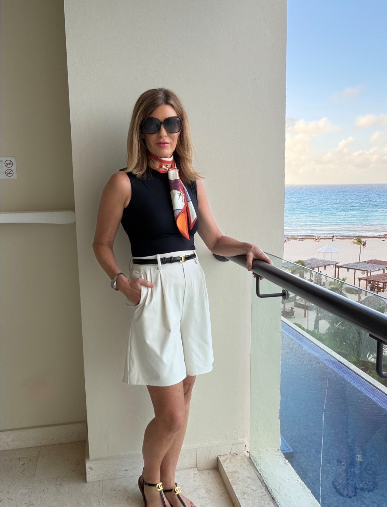 I have these shorts in 2 colors. Love that they’re moisture wicking and have pleats and belt loops 
Great length too

#LTKOver40 #LTKootd