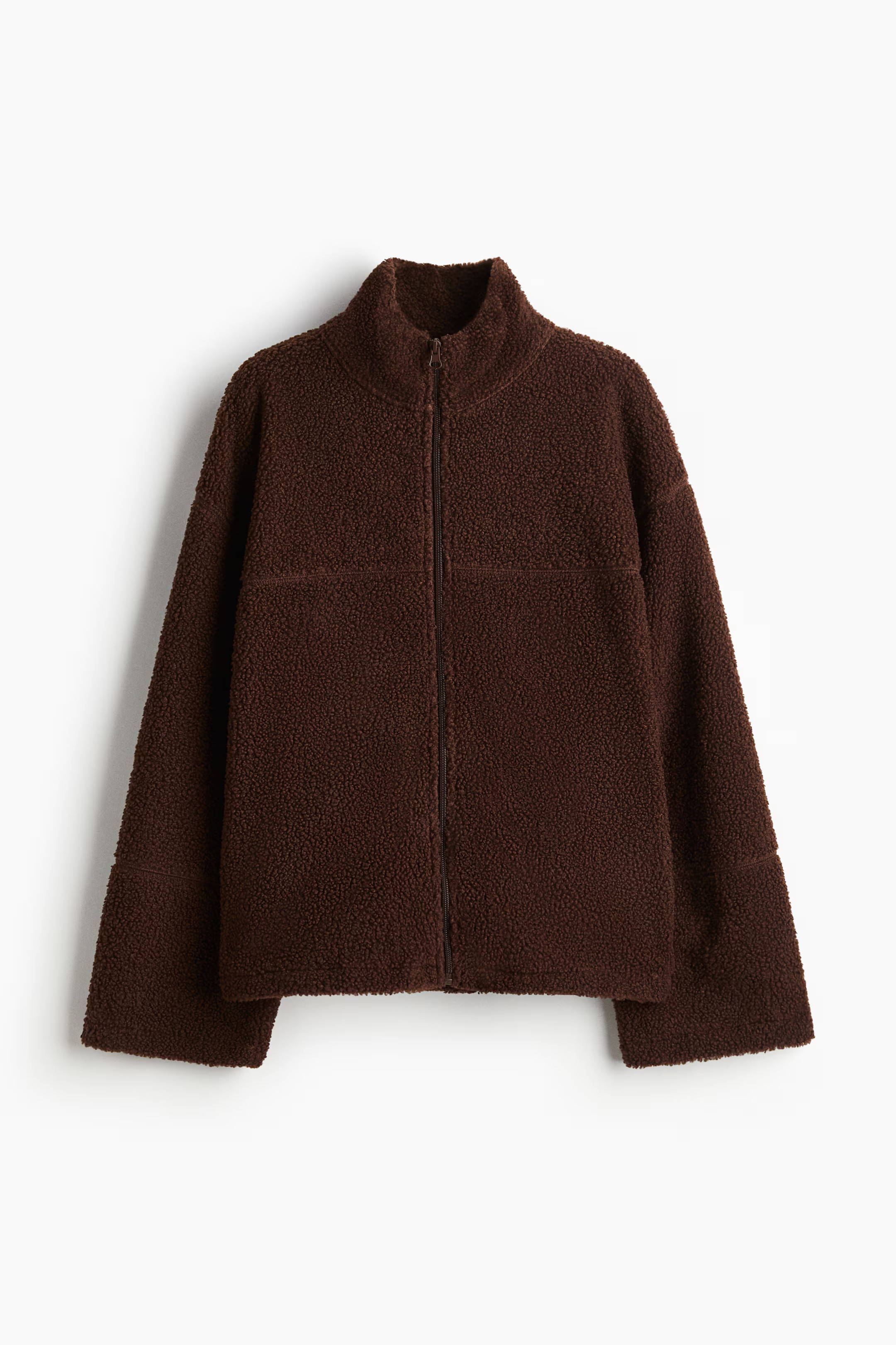 Half-Zip Teddy Fleece Jacket | H&M (US + CA)