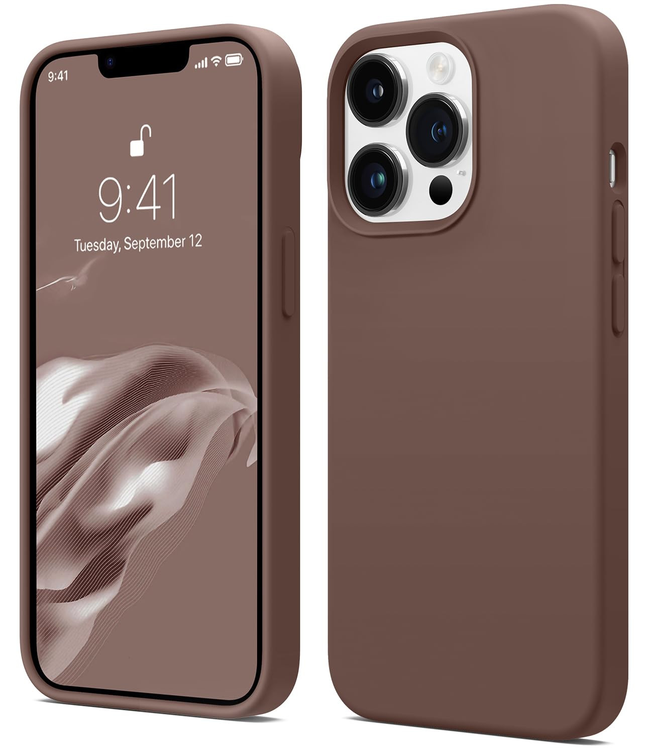 AOTESIER Shockproof Designed for iPhone 14 Pro Case 6.1 inch,[Silicone Slim Series] Rubber Full-B... | Amazon (US)
