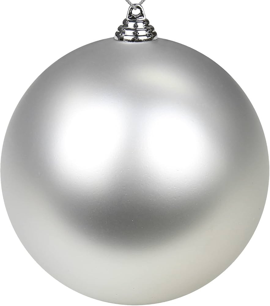 Christmas Ornaments Balls 7.1" Large Christmas Decorations Xmas Tree Shatterproof Big Silver Chri... | Amazon (US)