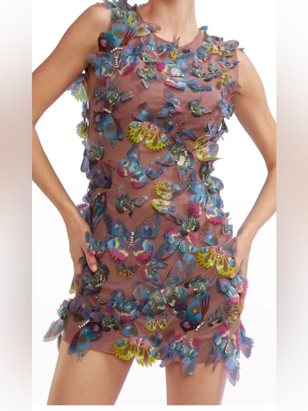 Cynthia Rowley butterfly appliqu\u00e9 dress | Poshmark