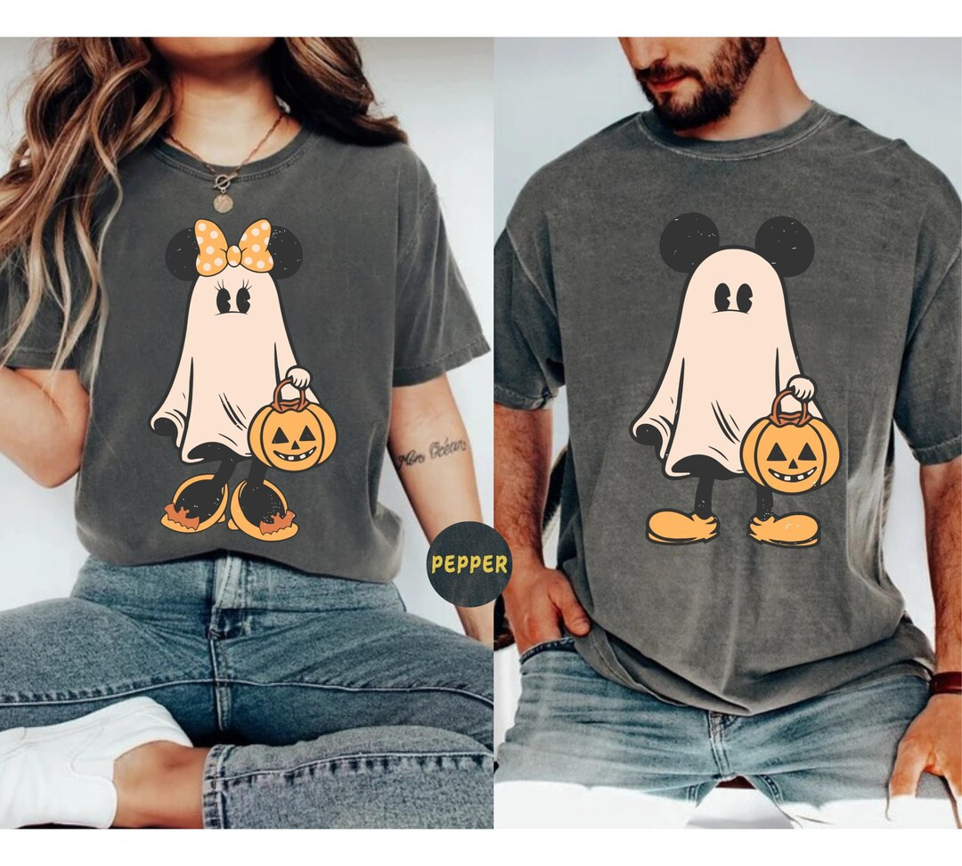 Mickey Minnie Halloween Couple Shirts, Magical Land Halloween Shirt,disney Halloween Shirt,custom... | Etsy (US)