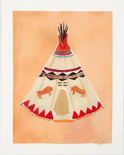 Teepee Print | MADRE Dallas