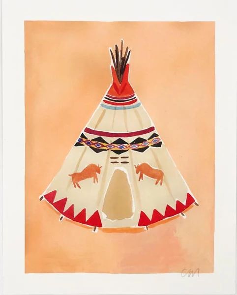 Teepee Print | MADRE Dallas