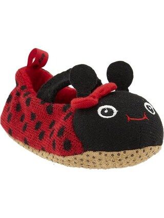 Old Navy Baby Soft-Sole Critter Slippers For Toddler Ladybug Size 10 | Old Navy US