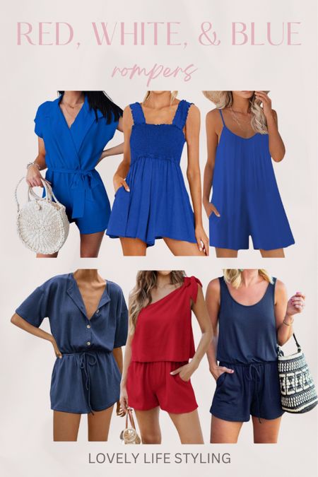 Red White and Blue Rompers

Memorial Day outfit  Fourth of July outfit  summer outfit  spring outfit  summer romper   spring romper spring jumpsuit  summer jumpsuit 

#LTKstyletip #LTKSeasonal #LTKfindsunder50