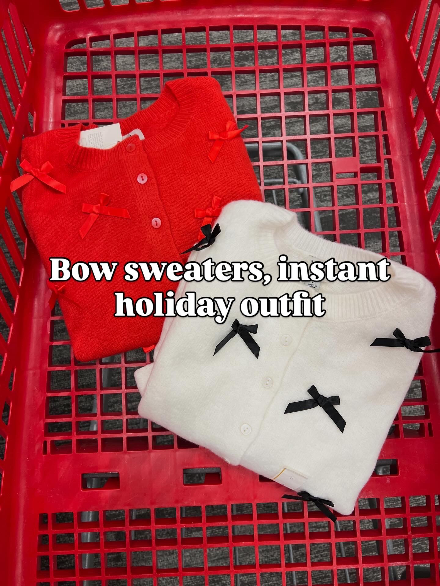 Target bow detail sweaters! #targetstyle 

#LTKFindsUnder50 #LTKGiftGuide #LTKHoliday