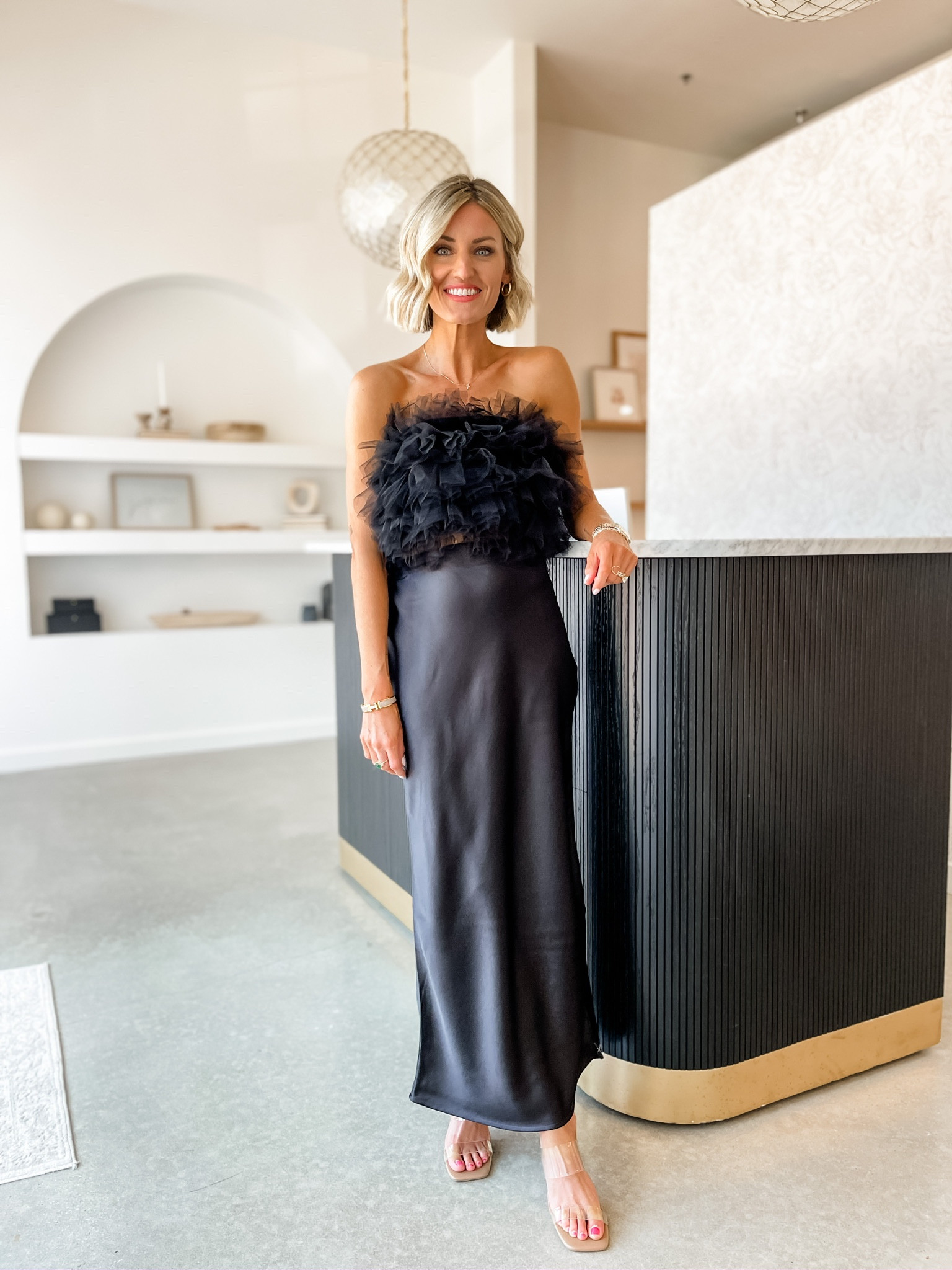 Express new arrivals are currently 40% off! I think this look would be great for a date night or girls night! I am wearing an XS in the skirt and top! 

Loverly Grey, outfit idea, sale finds 

#LTKSeasonal #LTKsalealert #LTKstyletip