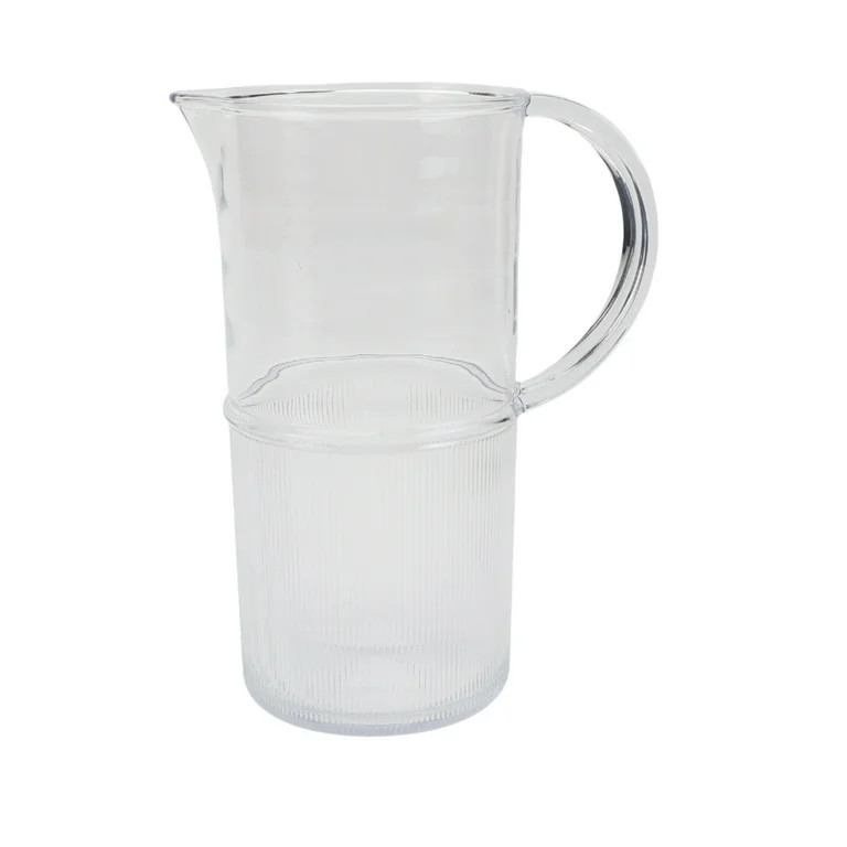 Better Homes and Gardens 1.85-Quart Clear Ribbed Tritan Pitcher | Walmart (US)
