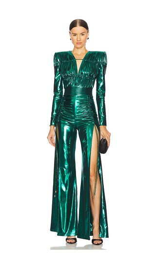 Neutron Dance Jumpsuit in Emerald | Revolve Clothing (Global)