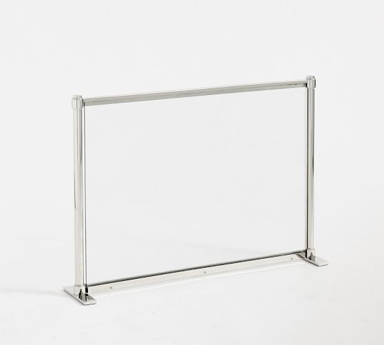 Everson Fireplace Glass Screen | Pottery Barn (US)