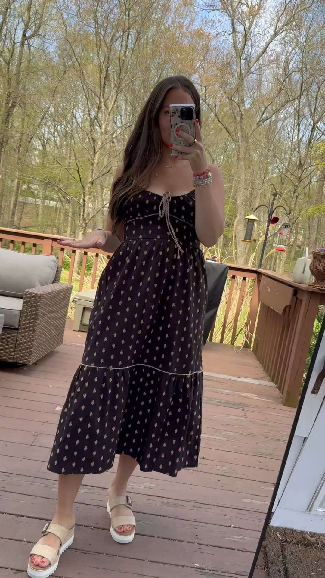 How gorgeous is this dress?! Currently on sale! Wearing size small