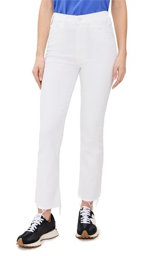 MOTHER Women's The Hustler Ankle Fray Jeans, Fairest of Them All, 26 | Amazon (US)