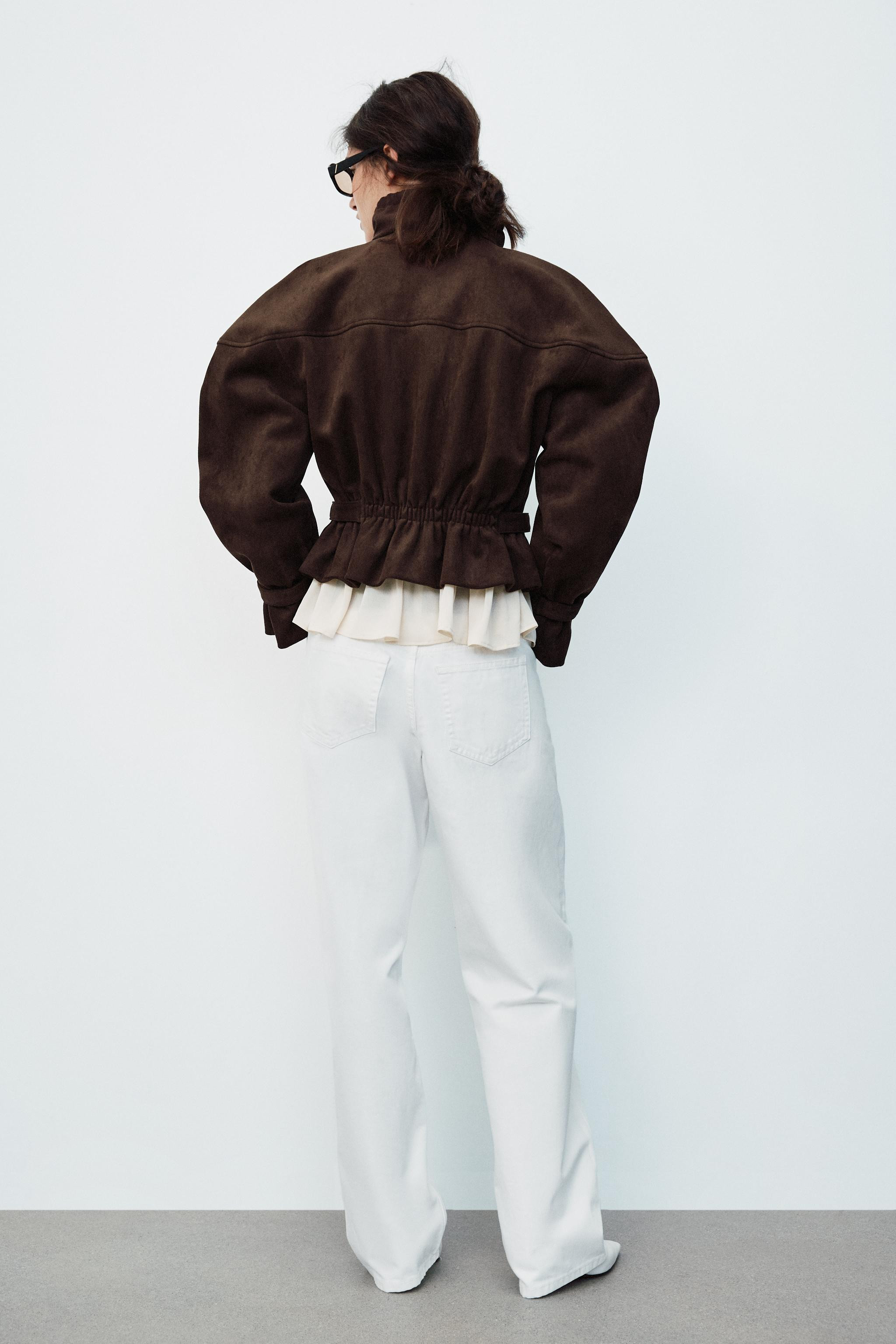FAUX SUEDE JACKET | Zara UK