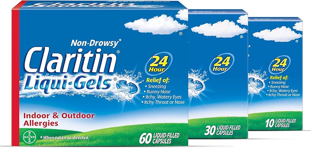 Claritin 24 Hour Allergy Medicine, Non-Drowsy Prescription Strength Allergy Relief, Loratadine A... | Amazon (US)