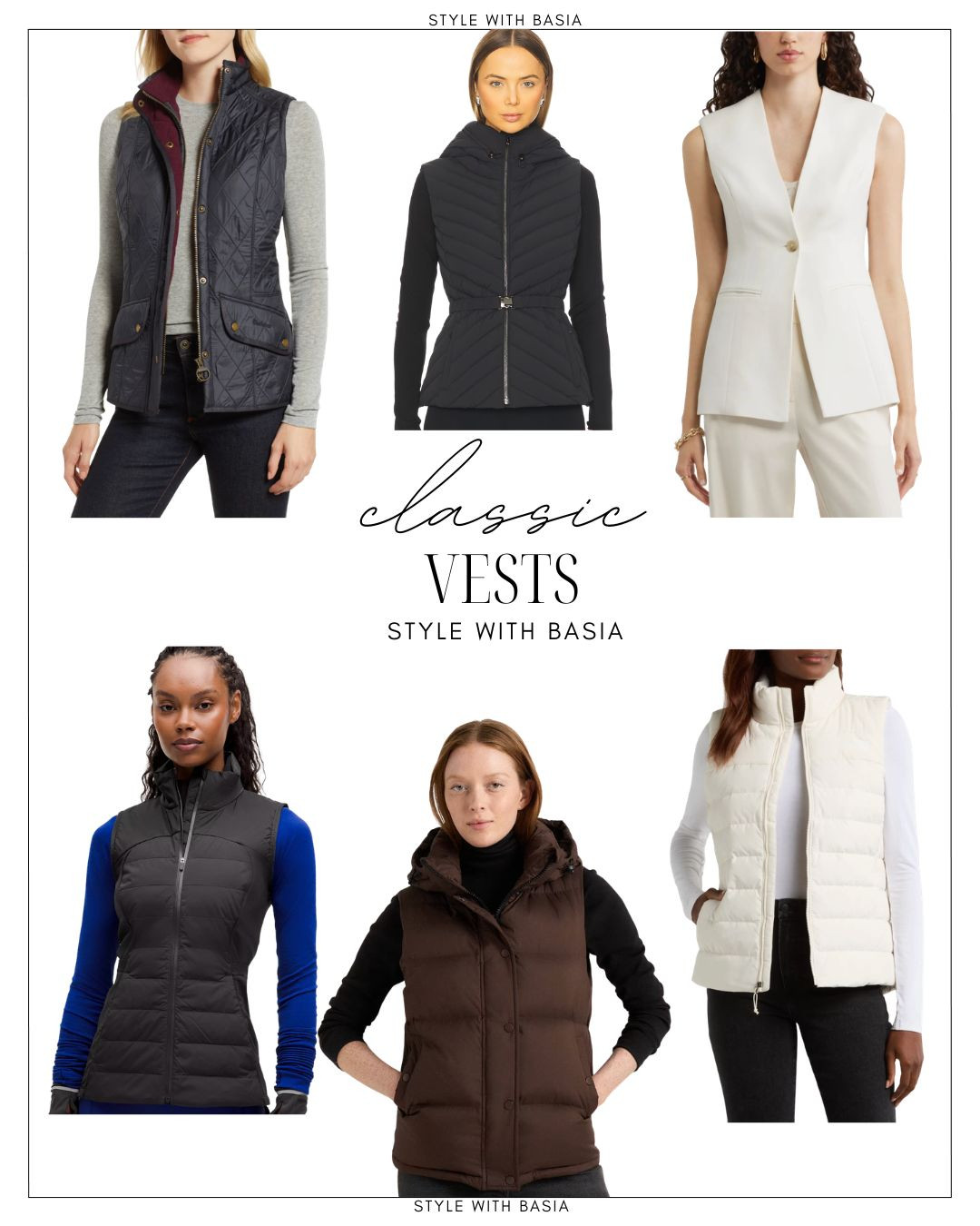 I think of a vest as one of those "nice to have" pieces in a classic wardrobe.

Once you own one, you'll probably find yourself reaching for it more often than you expected. It's perfect for layering during those in-between seasons when a full jacket feels like too much, but you need a bit of extra warmth. Whether it's on a morning walk with a warm cup of coffee or on a pumpkin-picking outing in the fall. 

 #LTKootd #LTKOver40 #LTKTall