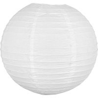 Lampion Ball Paper 40 cm White - Japanese Lantern Paper - Chinese Paper Lantern for Wedding Baby Sho | ManoMano UK