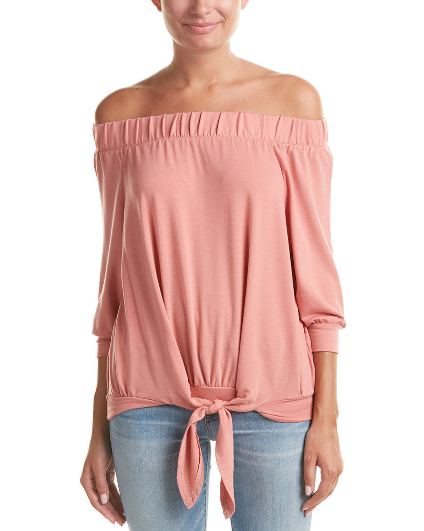 Pink Owl Off-The-Shoulder Top | Ruelala