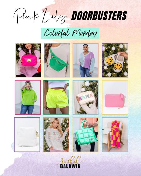 📆 Mark your calendars! 💕Pink Lily💕 has some AMAZING doorbusters happening this week! Today, we’re celebrating 🎨COLOR for #cybermonday!

#LTKsalealert #LTKHoliday #LTKunder50