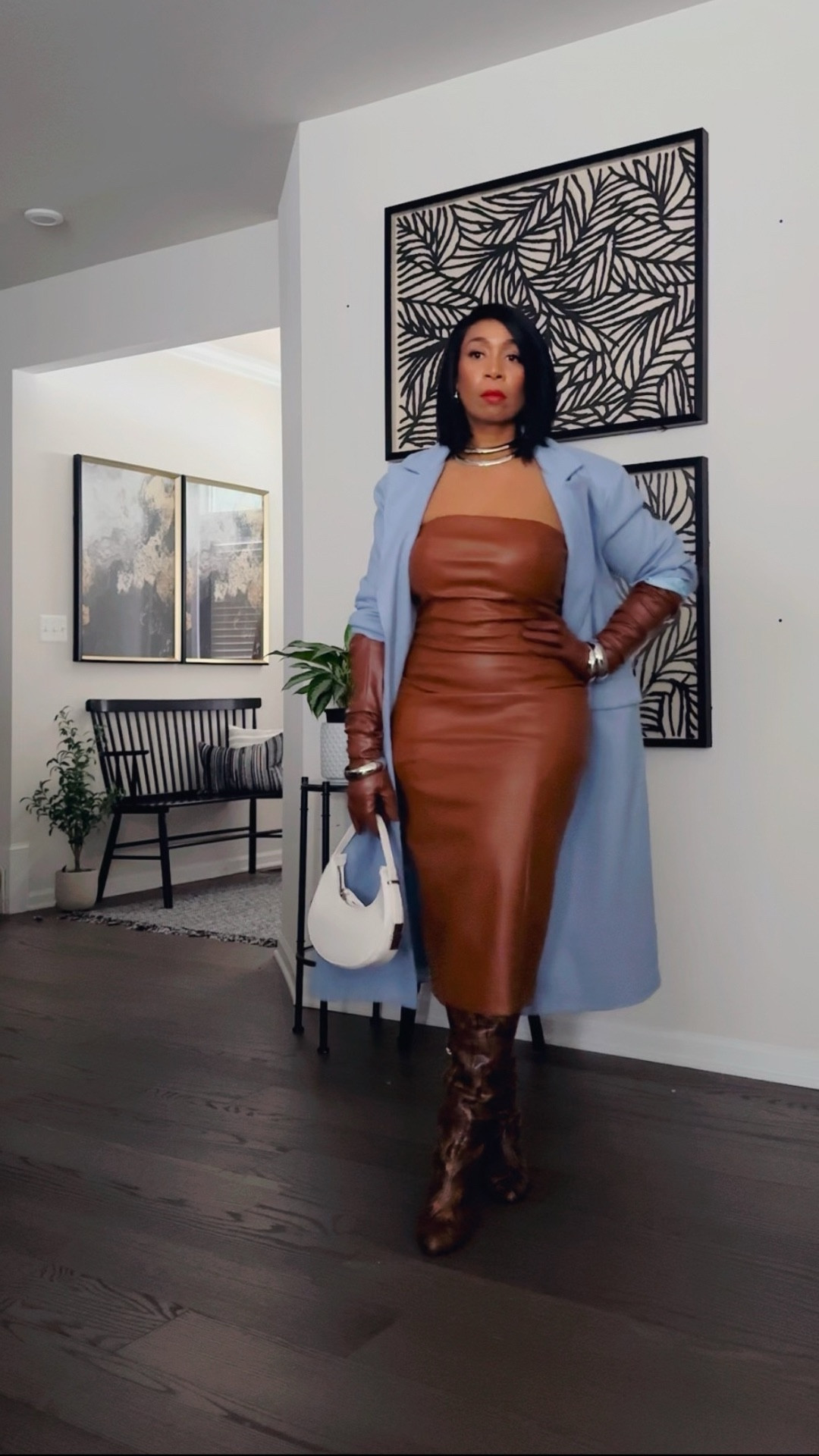 Classy women’s outfit idea with faux leather and thigh high boots. Followed on Instagram for more outfit ideas and style tips  #womensStyle #datenight

#LTKFindsUnder100 #LTKFindsUnder50 #LTKStyleTip