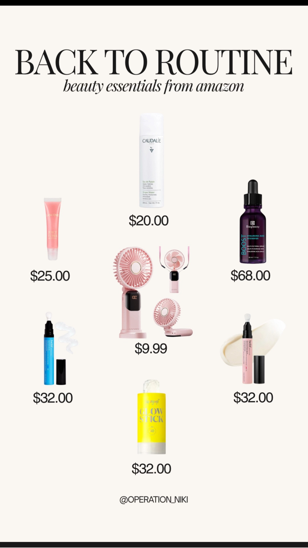 Back to routine beauty essentials that make getting ready easier ✨💄 Simple staples I rely on to stay consistent and keep my daily beauty routine on track. Follow for more @OPERATION_NIKI on IG, TikTok, & Facebook #beautyessentials #backtoroutine #dailyroutine #beautyroutine #amazonbeauty #everydaybeauty #operationniki #LTKmorningroutine #LTKselfcare

#LTKmorningroutine #LTKBeauty #LTKselfcare