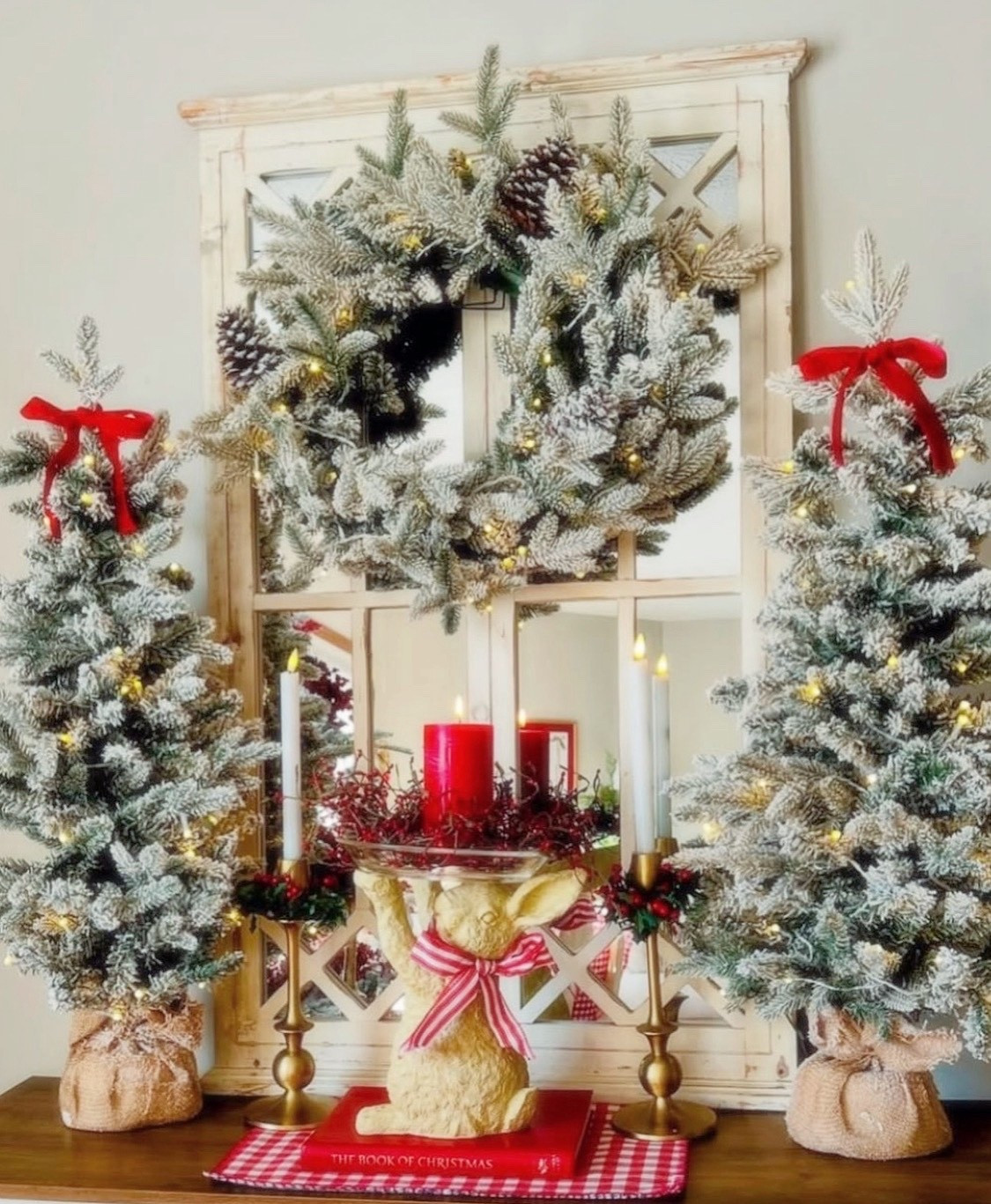 Flocked Christmas set

#LTKHoliday #LTKHome #LTKSeasonal