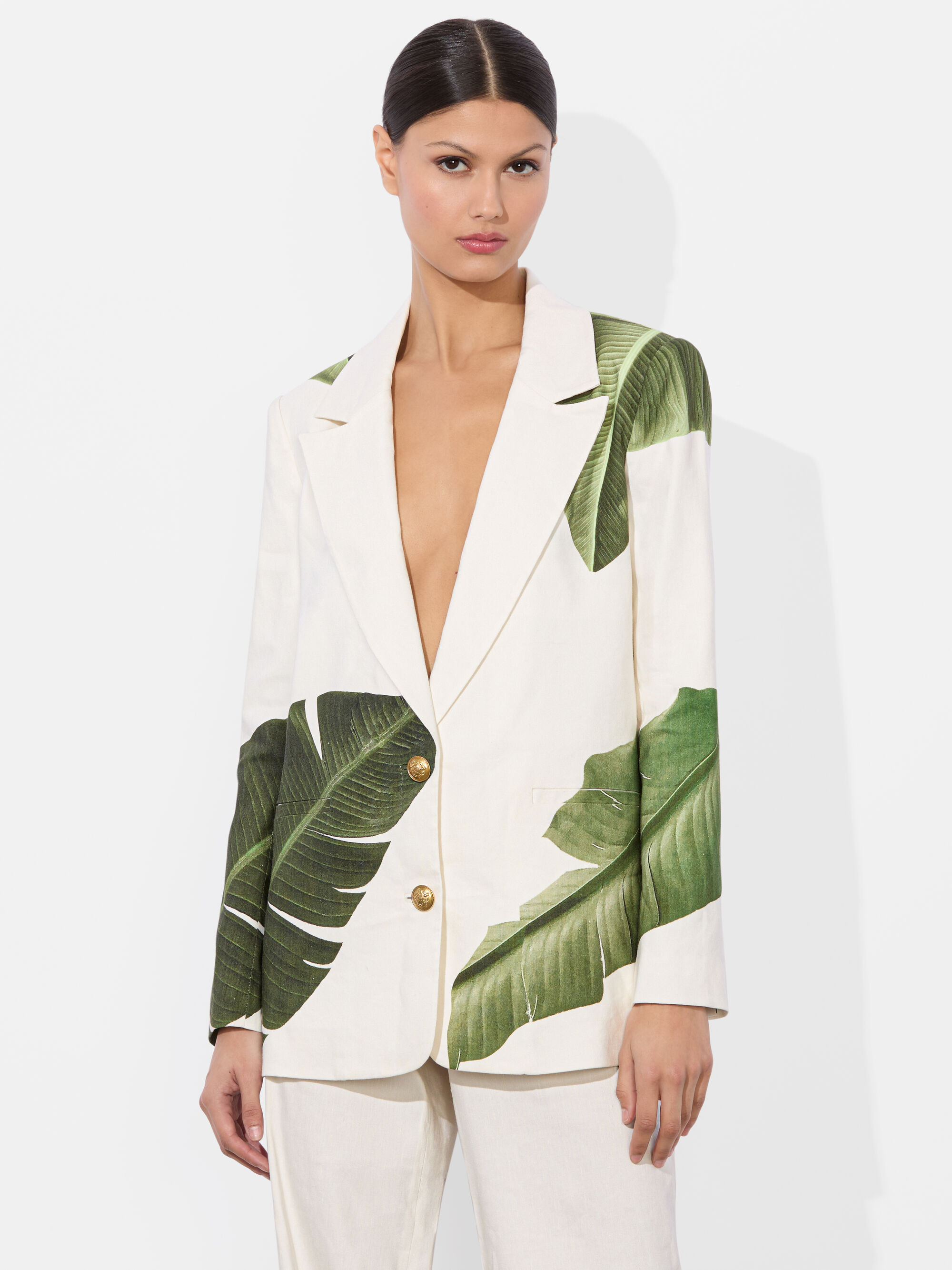 ELNA LINEN BLAZER | Alice + Olivia