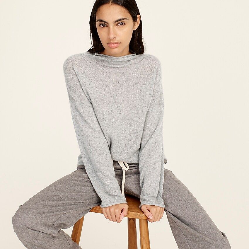 Cashmere relaxed rollneck™ sweater | J.Crew US
