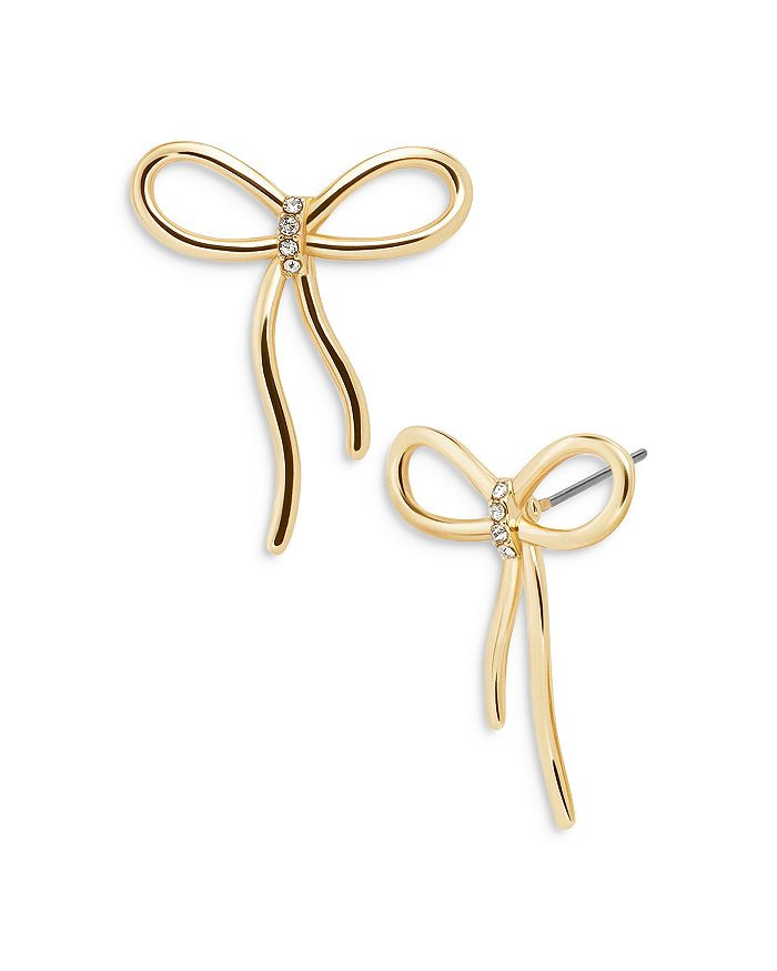 Pippa Pavé Bow Drop Earrings in Gold Tone | Bloomingdale's (US)