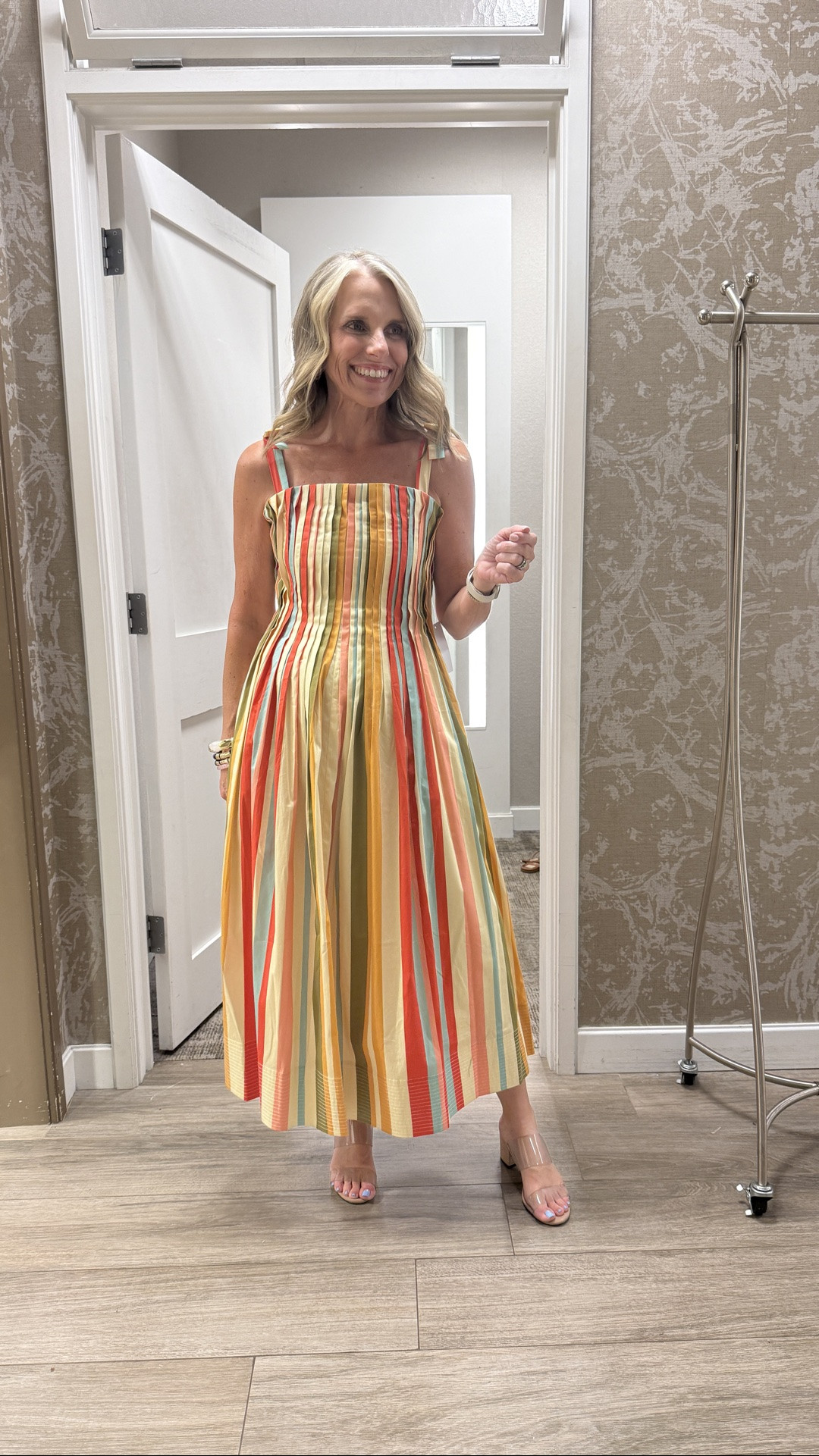 Wearing size 2. The perfect shower dress, afternoon outdoor wedding, winery dress, vacation dress. Summers play maker.

#LTKootd #LTKOver40 #LTKWedding