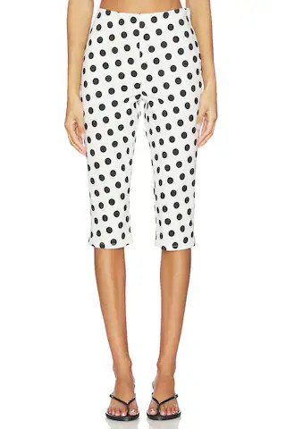 AFRM Ronnie Capri in White Coin Dot from Revolve.com | Revolve Clothing (Global)
