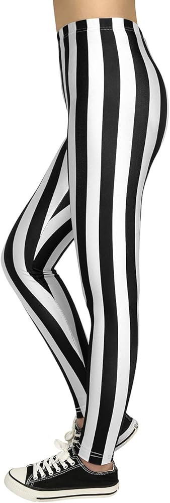 HDE Womens Funny Printed Leggings Digital Print Footless Stretchy Tights | Amazon (US)