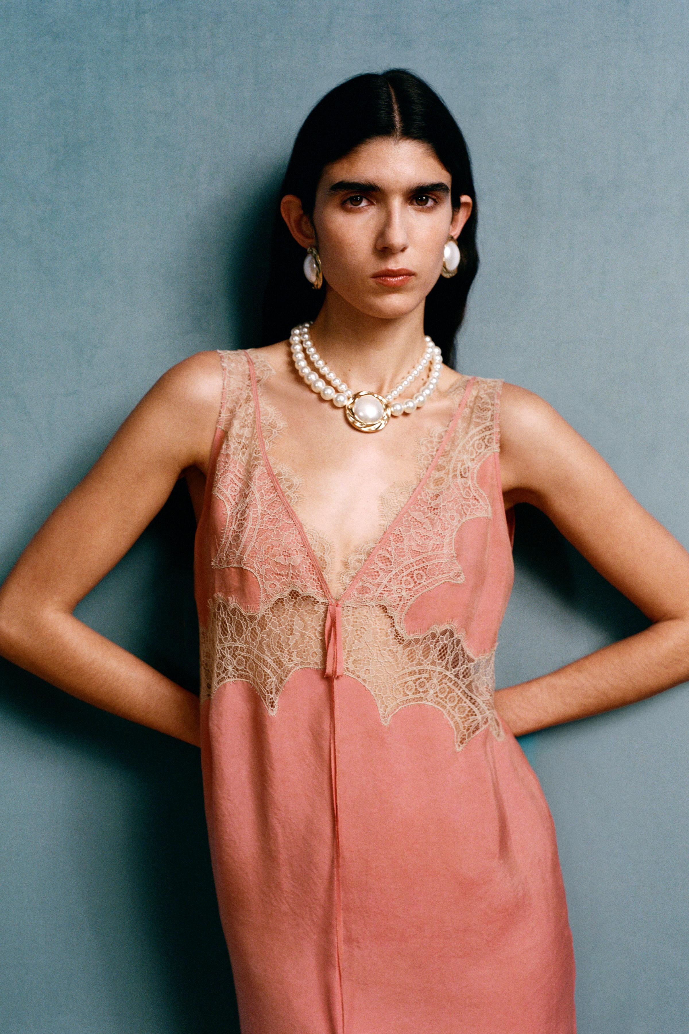 LACE SLIP DRESS WILLY CHAVARRIA X ZARA | Zara US