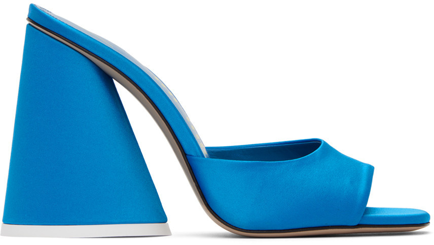 The Attico Blue Luz Mules | SSENSE