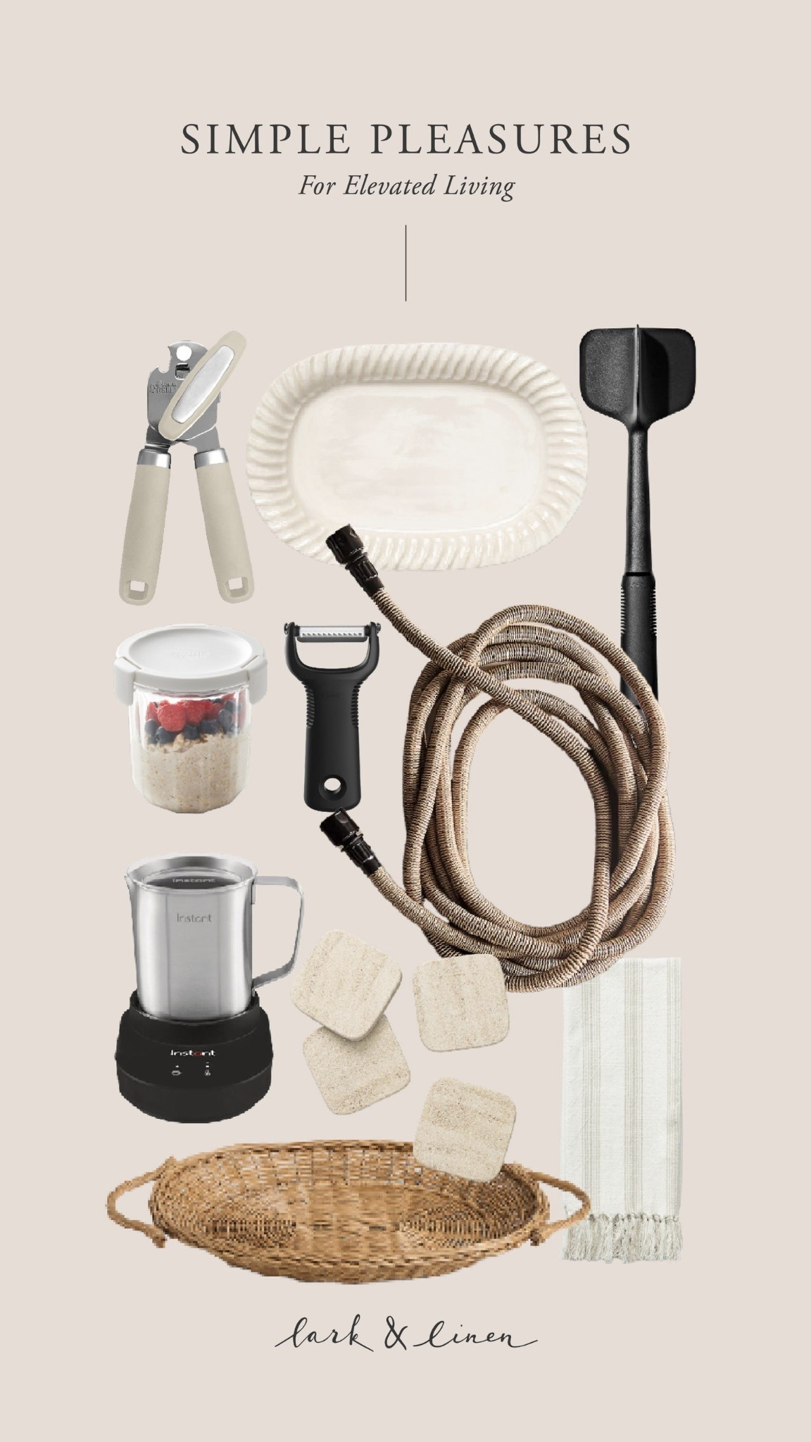 Simple home upgrades that spark joy ✨ 

From French stripe hand towels to stone coasters & a rattan tray, I’m sharing 10 everyday essentials that are both functional & beautiful. 

Shop the edit & elevate your daily rituals.
