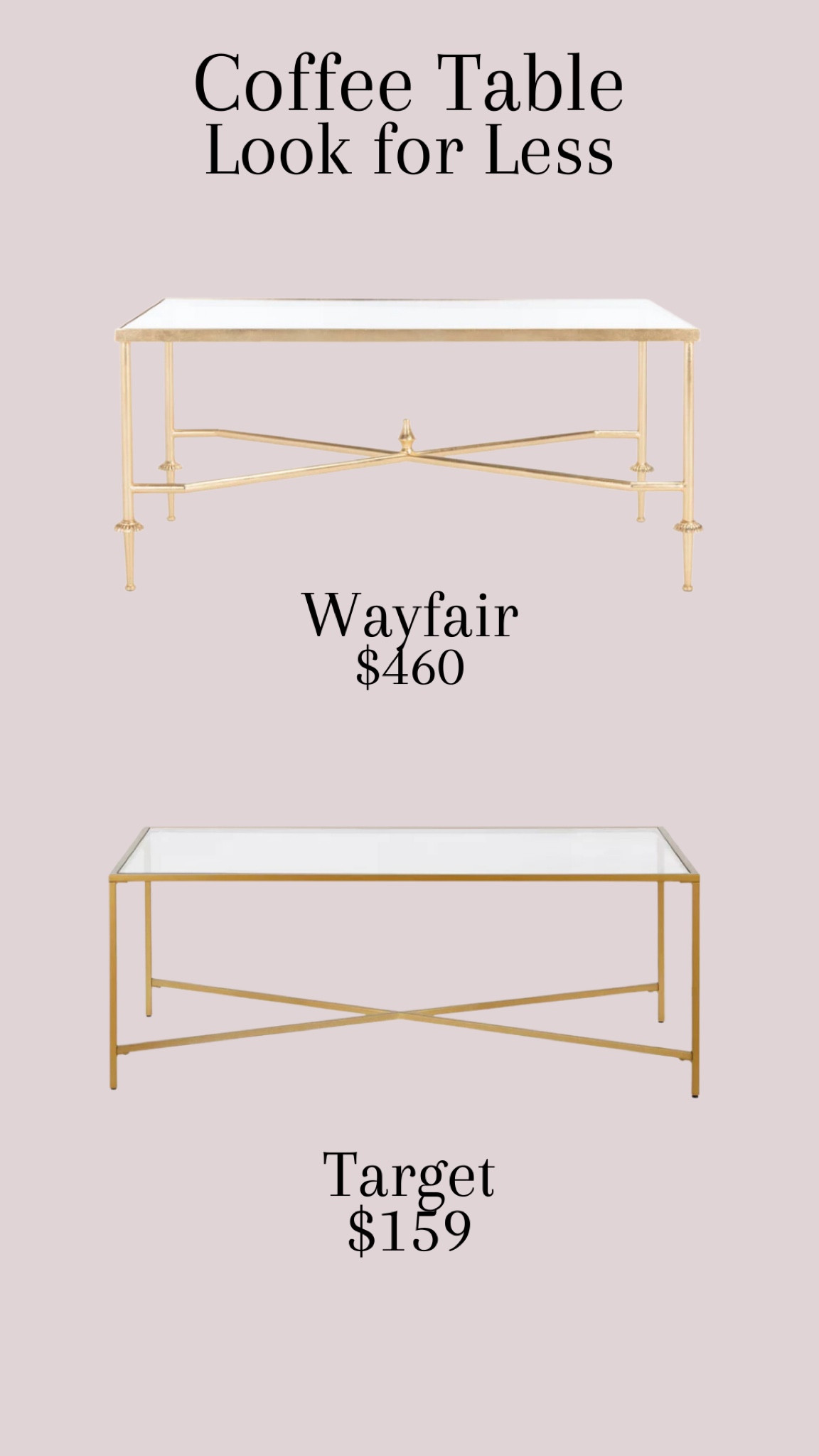 Coffee Table Look for Less #coffeetable #lookforless #homedecor #dupe

#LTKstyletip #LTKhome #LTKFind