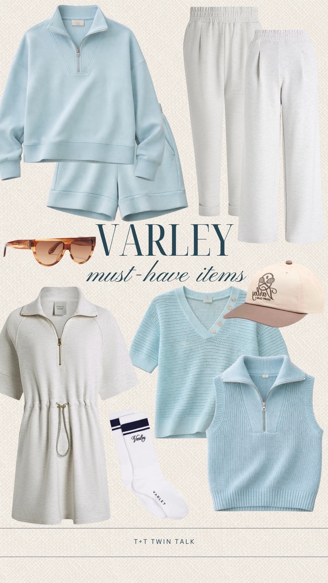 Varley must-haves! The blue set works perfectly with the zip-up layers we chose for an easy everyday look. Everything mixes together for outfits that feel simple but still put together.

#LTKSeasonal #LTKOver40 #LTKMidsize