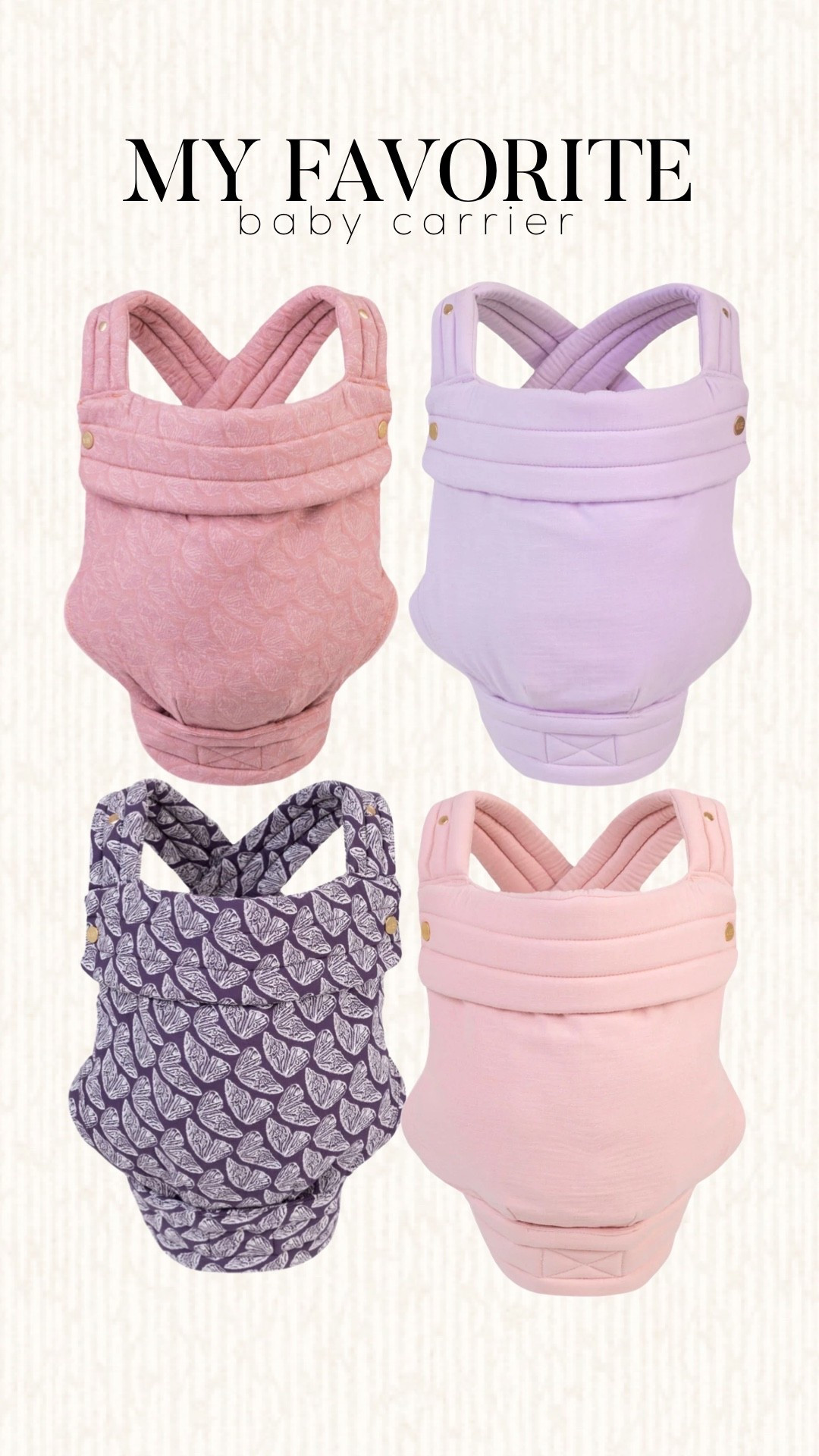 MY FAVORITE BABY CARRIER IS 25% OFF TODAY! 💞🤩 

#babycarrier #postpartum #newborn #baby #momlife 

#LTKMidsize #LTKmomlife #LTKBaby