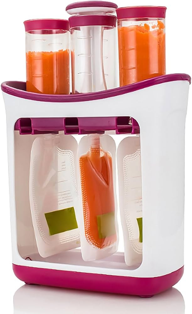 OhhGo Squeeze Station Homemade Infant Baby Fresh Fruit Juice Food Maker with Storage Bags 8.26"x8... | Amazon (US)