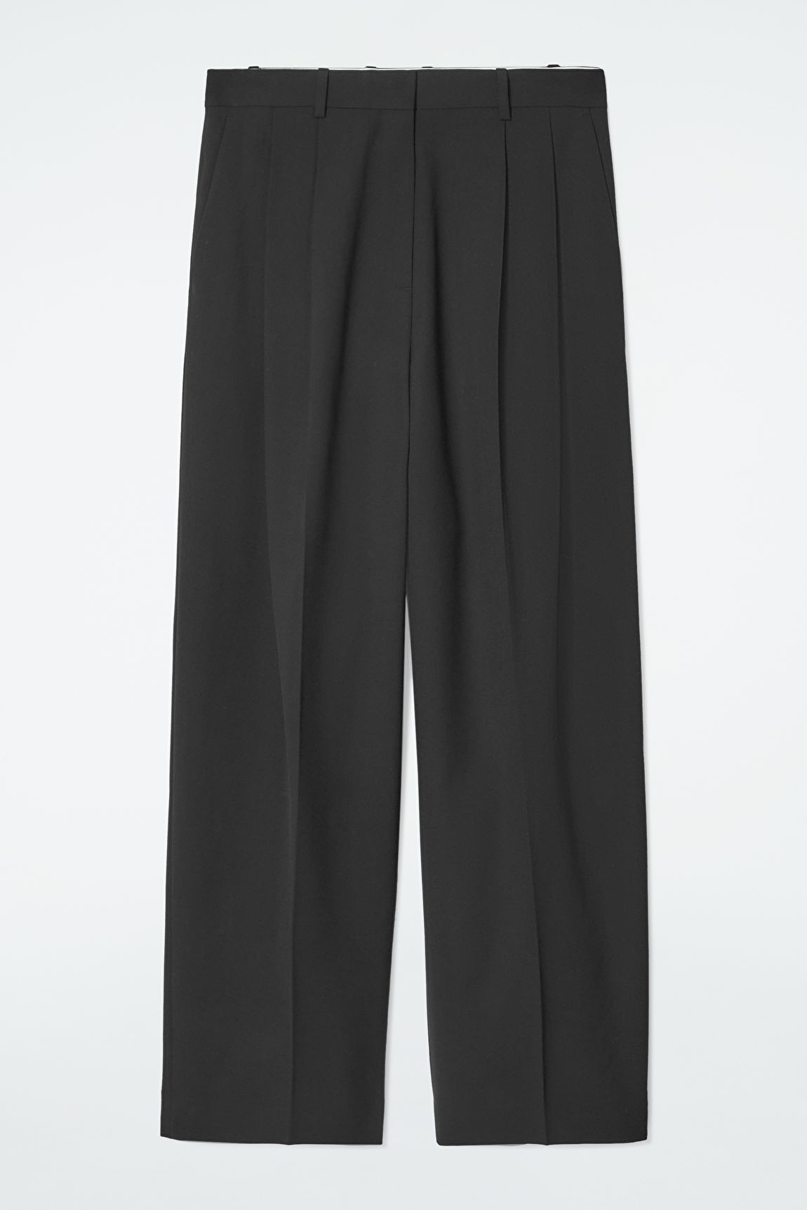 WIDE-LEG TAILORED TWILL TROUSERS | COS (EU)