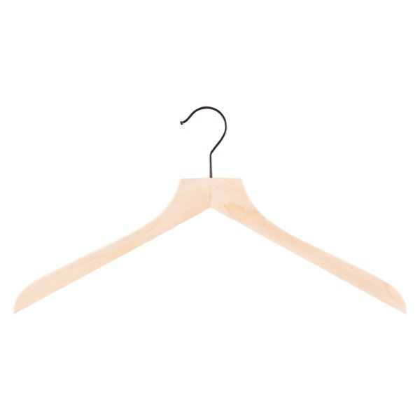 Petite/Teen Wooden Shirt Hanger Lotus Pkg/6 | The Container Store