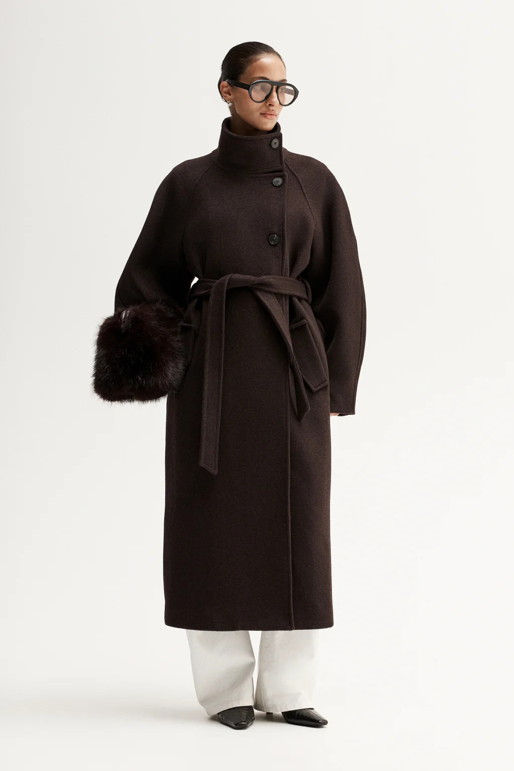 Angelica Coat Chocolate | Elka Collective (AU, UK, US, NZ)