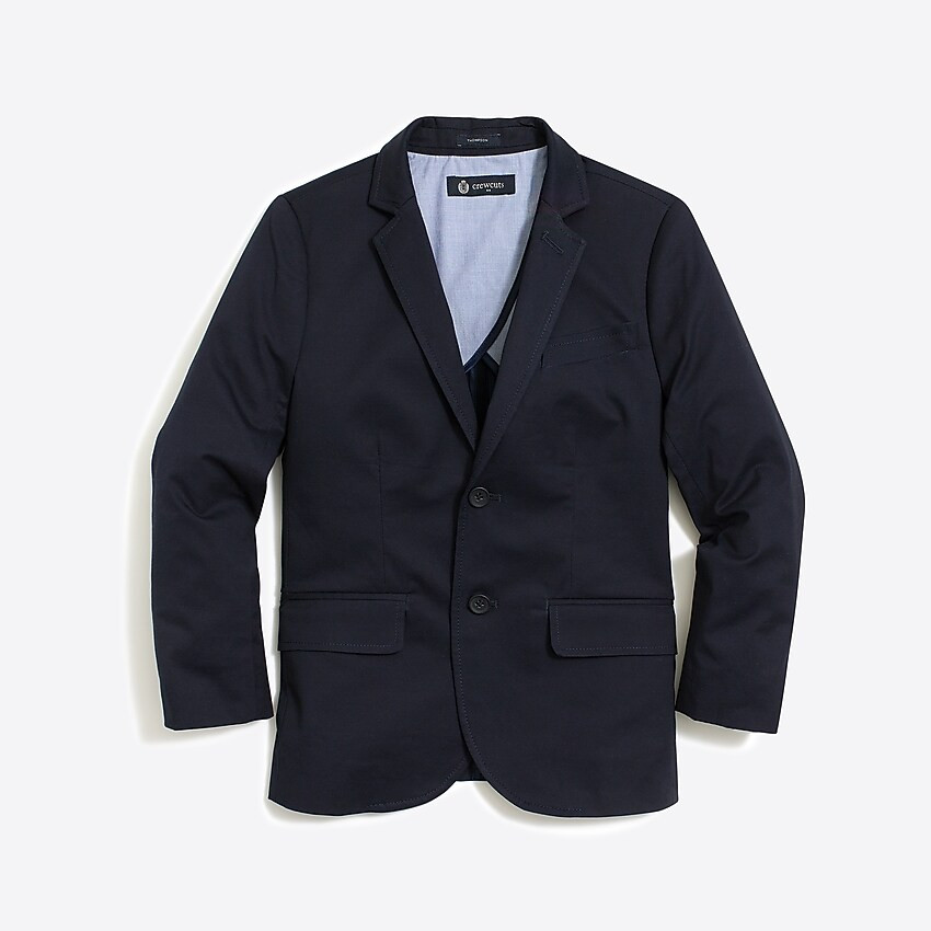 Boys' Thompson suit jacket in flex chino | J.Crew Factory