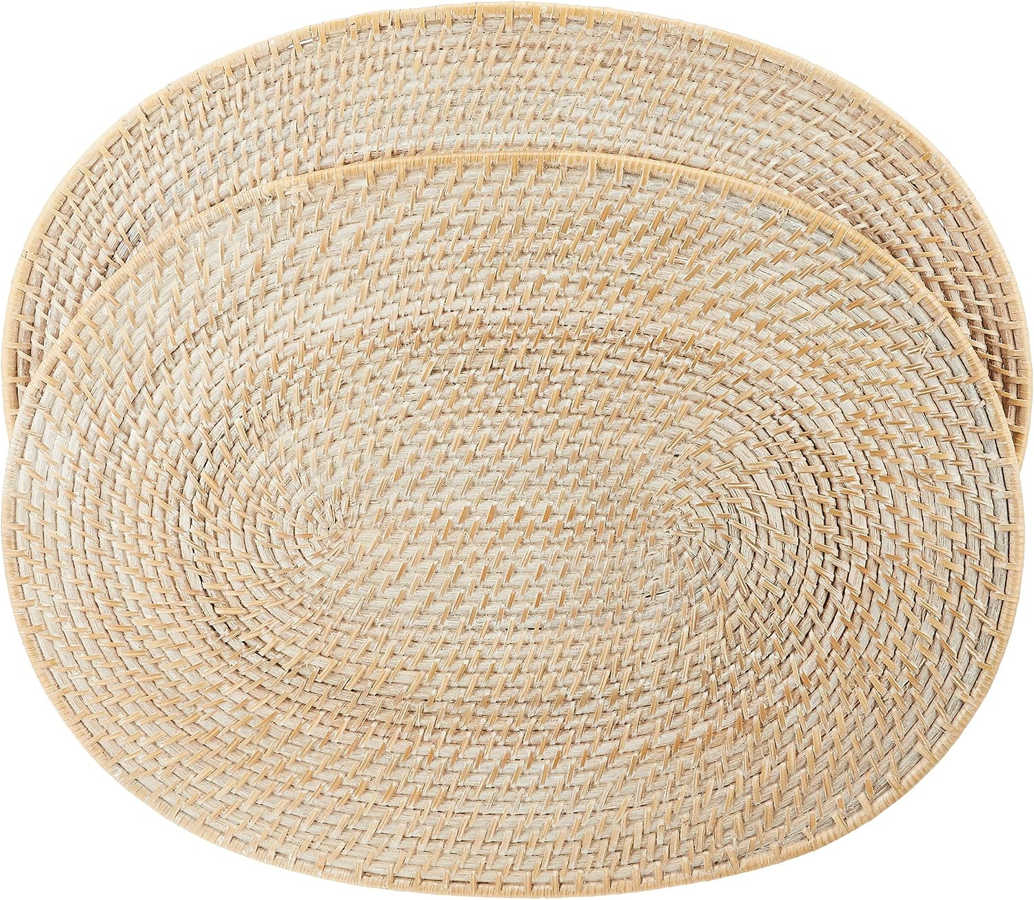 KOUBOO Laguna Table placemat, set of 2, Whitewash | Amazon (US)