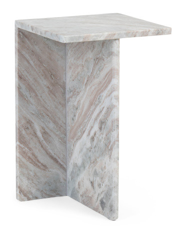 13x21 Solid Marble Accent Table | TJ Maxx