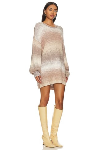 Show Me Your Mumu Timothy Tunic in Neutral Space Dye Knit from Revolve.com | Revolve Clothing (Global)