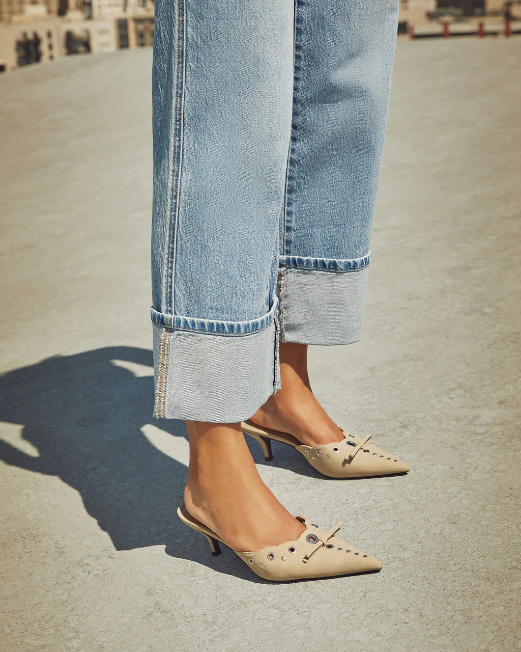 Harden Super High Rise Baggy Straight Jeans | VICI